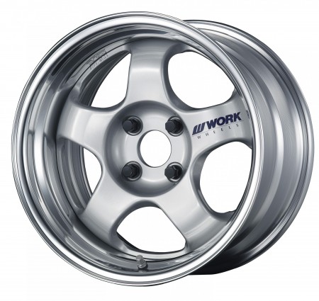 SILVER [SIL] CENTRE DISK WITH POLISHED ANODIZED STEP RIM