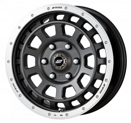 MATT GUNMETAL WITH MACHINED RIM [MGMRC] - 17 INCH
