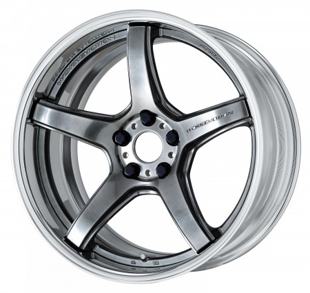 GLIM SILVER [GTS] DEEP CONCAVE CENTRE DISK WITH POLISHED ANODIZED FLAT RIM