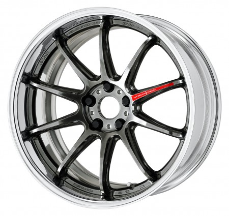 GLIM BLACK [GTK] DEEP CONCAVE CENTRE DISK WITH POLISHED ANODIZED FLAT RIM
