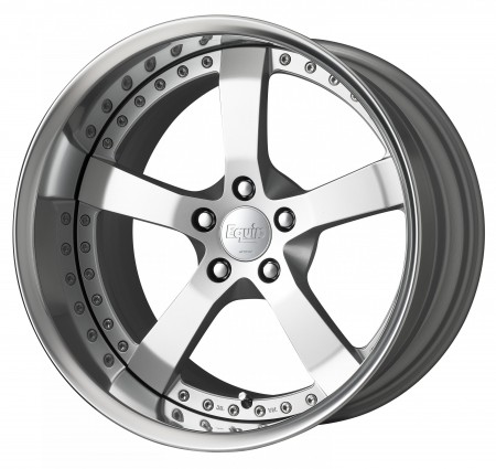 FEIN HEIT SILVER II [FS2] CENTRE DISK, POLISHED ANODIZED FLAT RIM WITH CHROME RIVETS