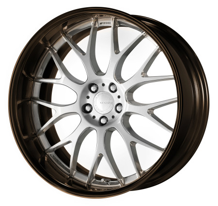 COMPOSITE BUFFING BRUSHED [PBU] CENTRE DISK, GLOSS BRONZE ANODIZED FLAT LIP