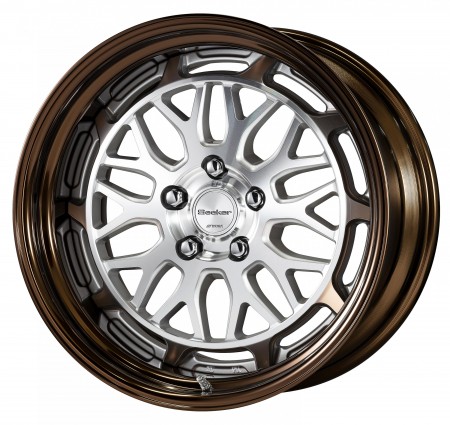 CUT CLEAR [MSP] CENTRE DISK WITH GLOSS BRONZE ANODIZED STEP RIM