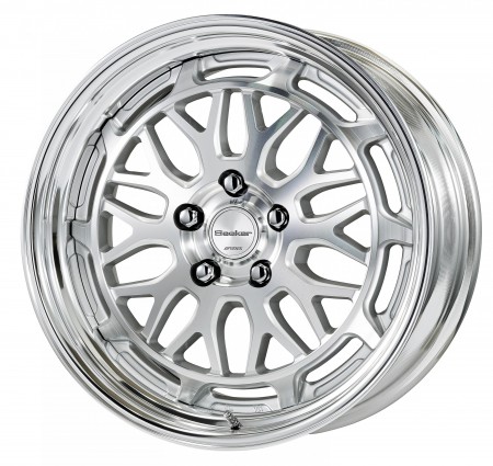 CUT CLEAR [MSP] CENTRE DISK WITH POLISHED ANODIZED STEP RIM