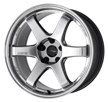 5-114.3 18x9.5 +22 GLIM SILVER [GTS] - FLAT CAP [OPTIONAL]
